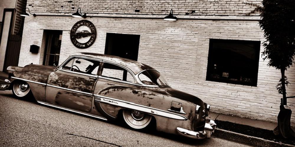 Chevrolet Bel Air with U.S. Wheel Rat Rod (Series 69) Extended Sizing